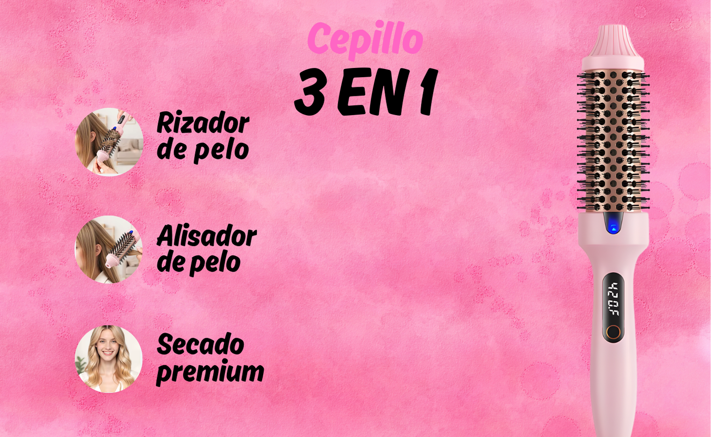 Cepillo 3 en 1