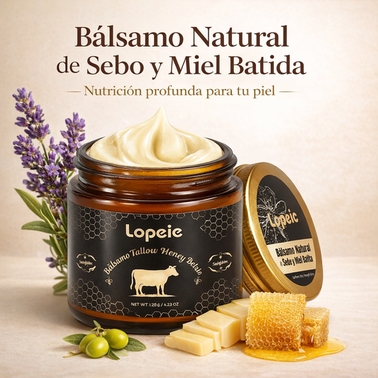 100% Cebo de Res con bálsamo de Miel 120g