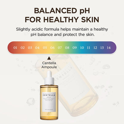 Madagascar Centella Ampoule 100 (100 Ml or 3.38 Floz), Facial Serum, 100% Centella Asiatica Extract, for Soothing Sensitive and Acne-Prone Skin
