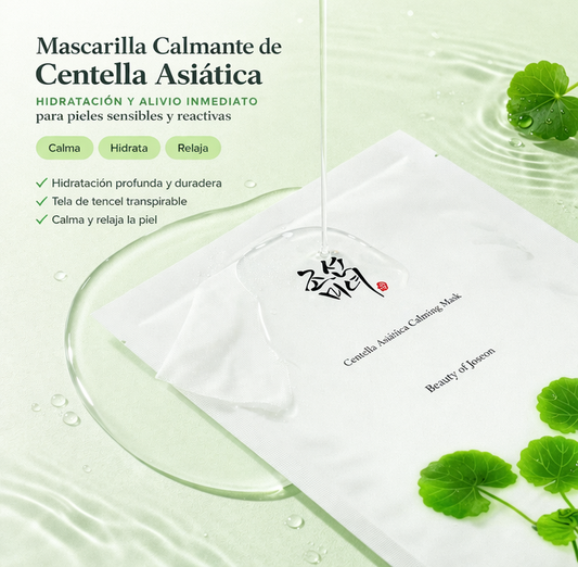 Mascarilla calmante de Centella Asiática (10 unidades)