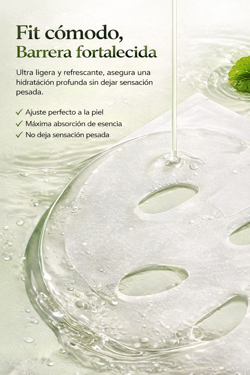 Mascarilla calmante de Centella Asiática (10 unidades)
