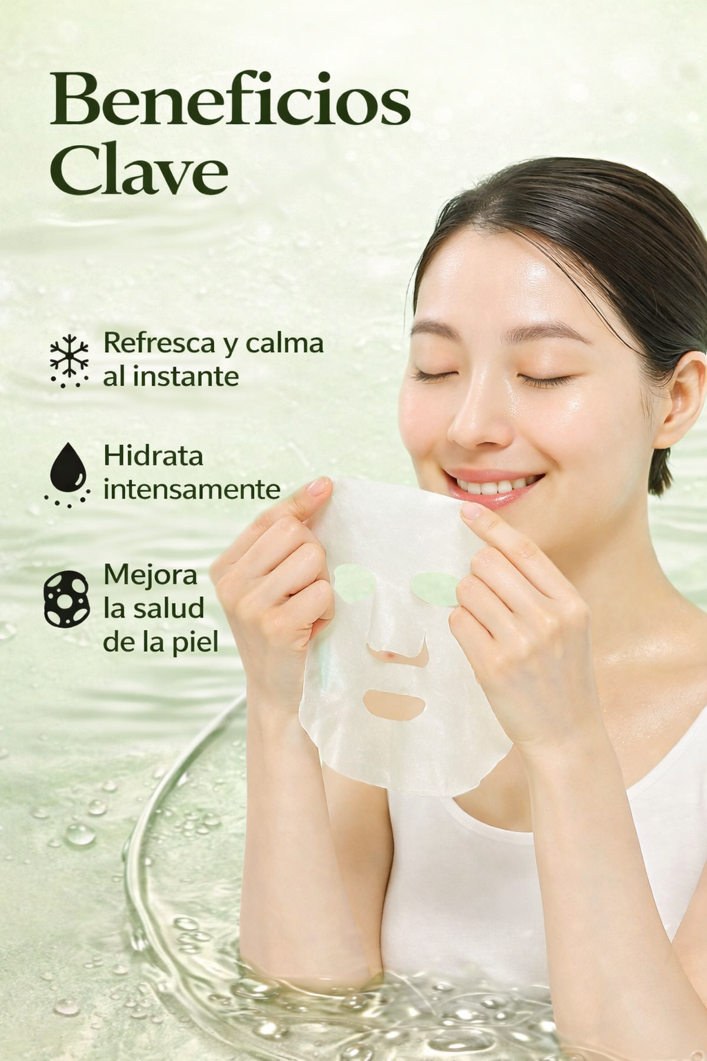 Mascarilla calmante de Centella Asiática (10 unidades)