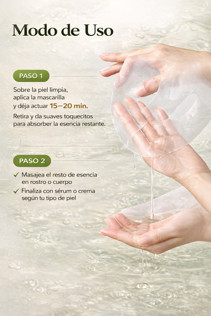 Mascarilla calmante de Centella Asiática (10 unidades)